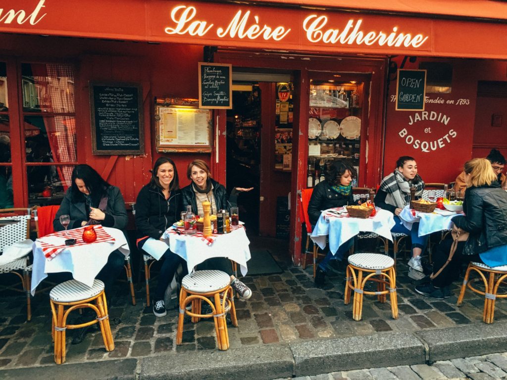 Sidewalk Cafe in Paris